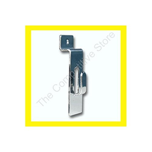 Notch Hook for Slatwall -Chrome -Box of 96