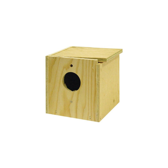 North American Pet Finch Nesting Box - Inside and Outside Mounting