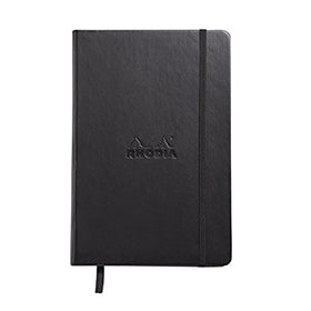 Rhodia Webnotebook - A5 (5.5 x 8.25 inches), Lined, Black