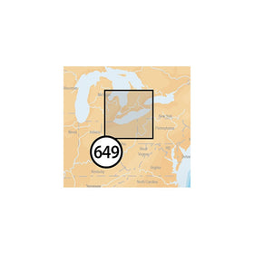 Navionics Platinum Plus 649P Lake Erie and Saint Clair Marine and Lake Charts on SD/MSD