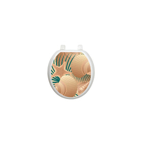 Toilet Tattoos "At the Beach" (Sea Shells) TT-1600-R Seat Applique Toilet Cover