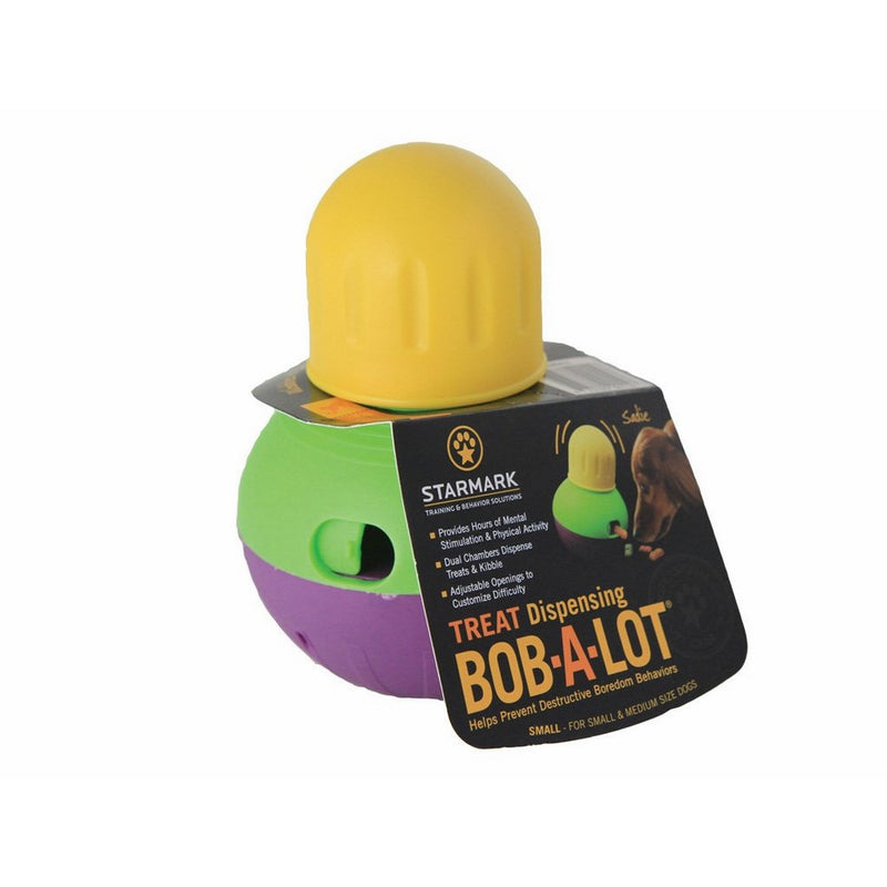 StarMark Bob-A-Lot Interactive Dog Toy, Small