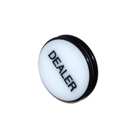 Trademark 3-Inch Dealer Puck Button (White)