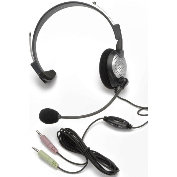 Andrea C1-1022200-1 Model NC-181 VM High Fidelity On-Ear Monaural PC Headset, Proprietary Noise-canceling Microphone with Windsock, Pro-flex Wire Microphone Boom, 40 mW Max. Input Power