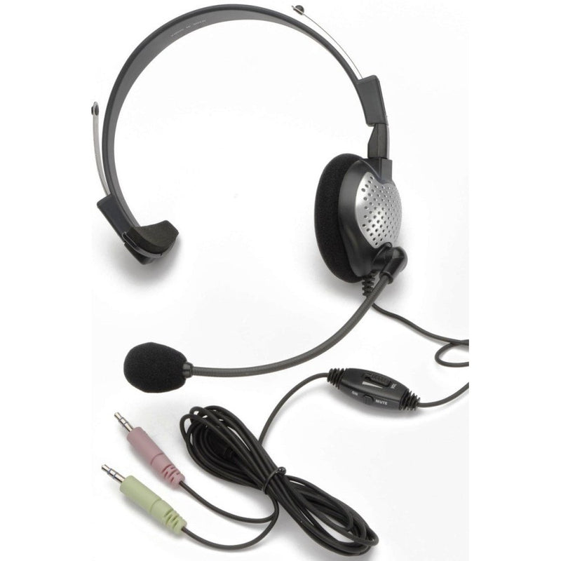 Andrea C1-1022200-1 Model NC-181 VM High Fidelity On-Ear Monaural PC Headset, Proprietary Noise-canceling Microphone with Windsock, Pro-flex Wire Microphone Boom, 40 mW Max. Input Power