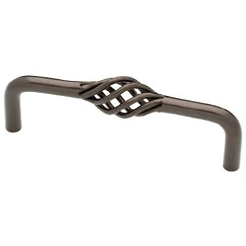 Liberty 65106RB 4-Inch C-C Birdcage Kitchen Cabinet Drawer Hardware Handle Pull, Rubbed Bronze