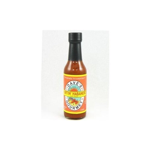 Dave's Gourmet Sauce, Hurtin' Habanero, 5-ounce Bottles (Case of 12)