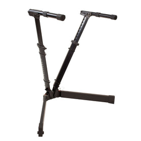 Ultimate Support V-STAND PRO V-Style Portable Height-adjustable Keyboard Stand with Built-in Cable Management System - Black
