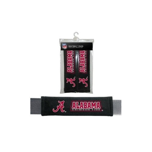 Alabama Crimson Tide Velour Seat Belt Pads