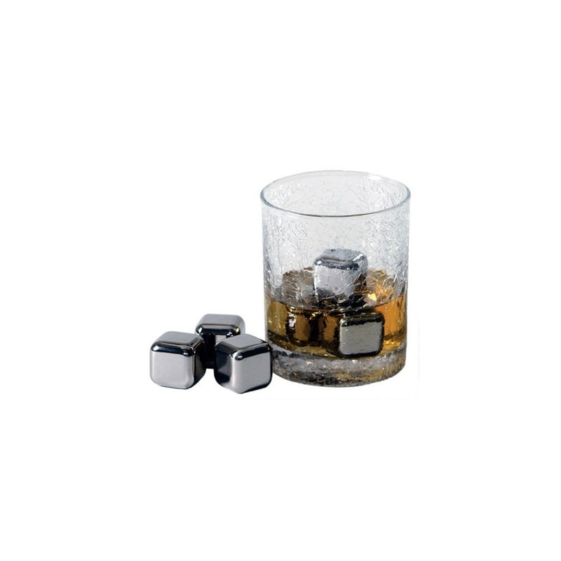 Franmara Stainless Steel Ice Cubes Deluxe - Set of 4