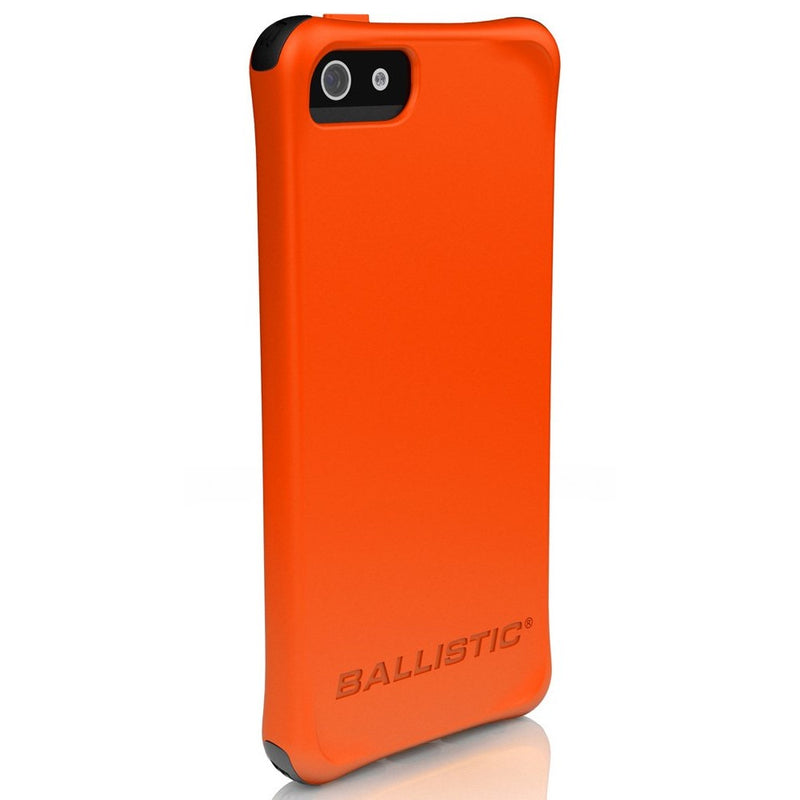 Ballistic LS0955-M435 LS Smooth Case for iPhone 5, Orange TPU, 4 White, 4 Orange, 4 Black, 4 Hot Pink Bumpers - 1 Pack - Retail Packaging - Orange