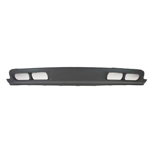 CarPartsDepot, Grey Lower Front Bumper Air Deflector Valance Cover with Fog Light Hole, 365-15103 GM1092167 15005294