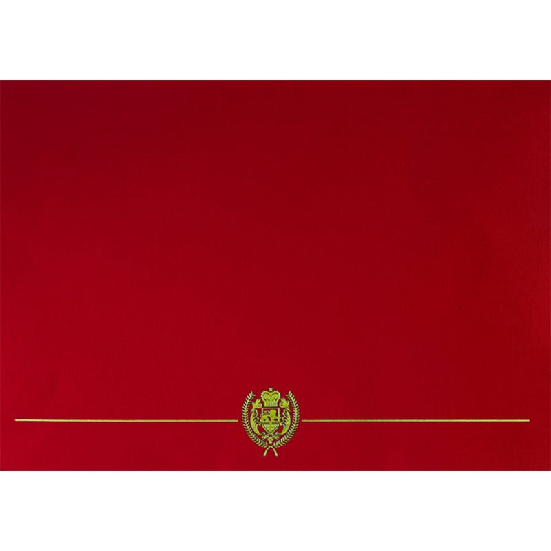 Great Papers! Red Classic Certificate Cover, 12 x 9.375 Inches, 5 Count (903031)