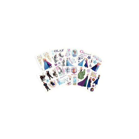 Disney Frozen Temporary Tattoos (Set of 10 Sheets)(Includes Princess Anna, Queen Elsa, Olaf, Kristoff and Sven)