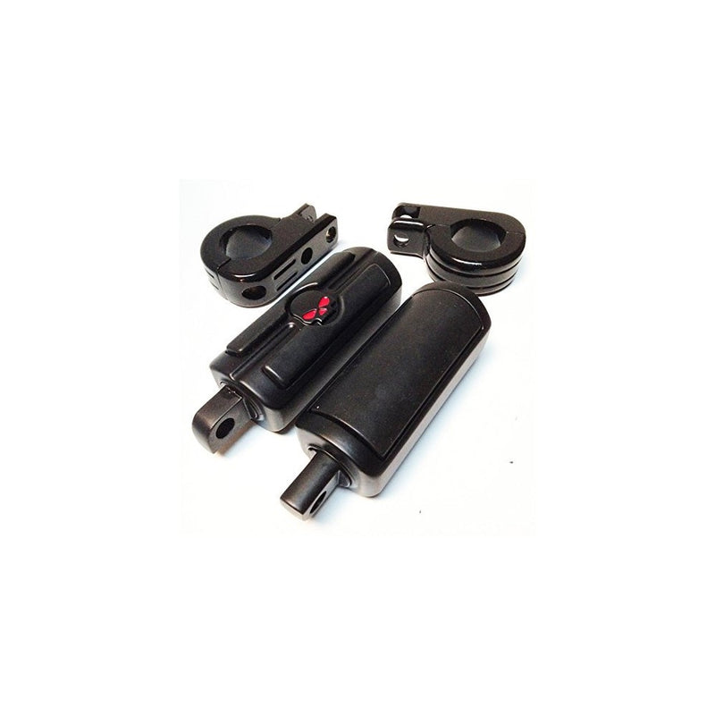 Motorcycle 1 1/4" Highway Skull Foot Pegs P-Clamps mounting Bracket For Harley Sportster 883 1340 XL1200