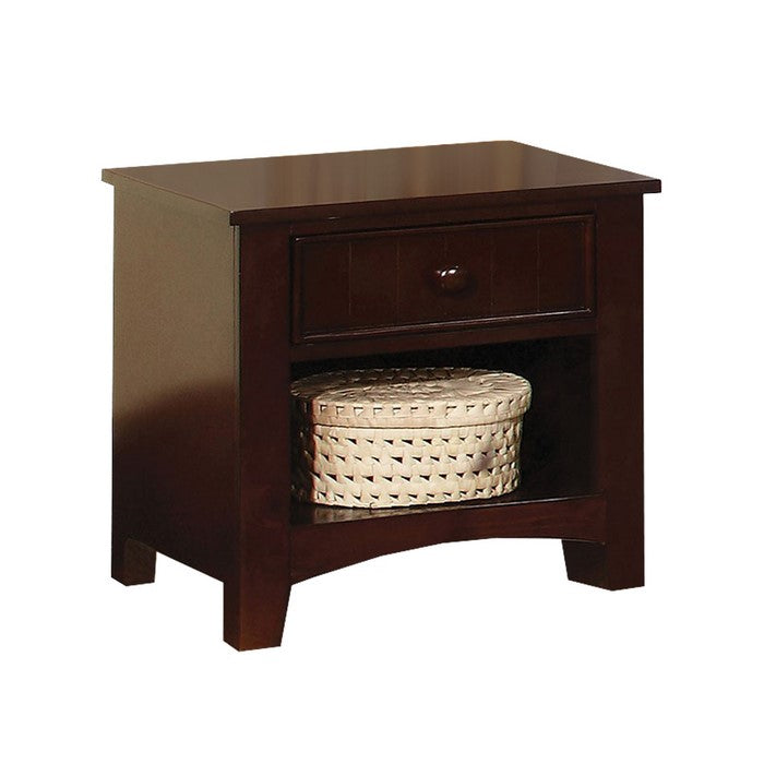 10 Drawer Wooden Dresser with Bracket Legs, Cherry Brown