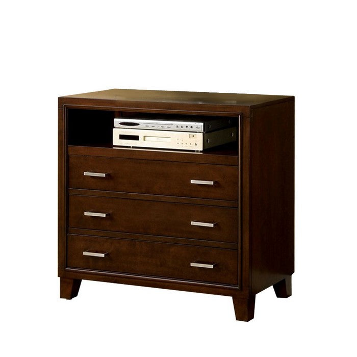 Nailhead Trim Upholstered Vanity Stool with Scrolled Legs, Brown