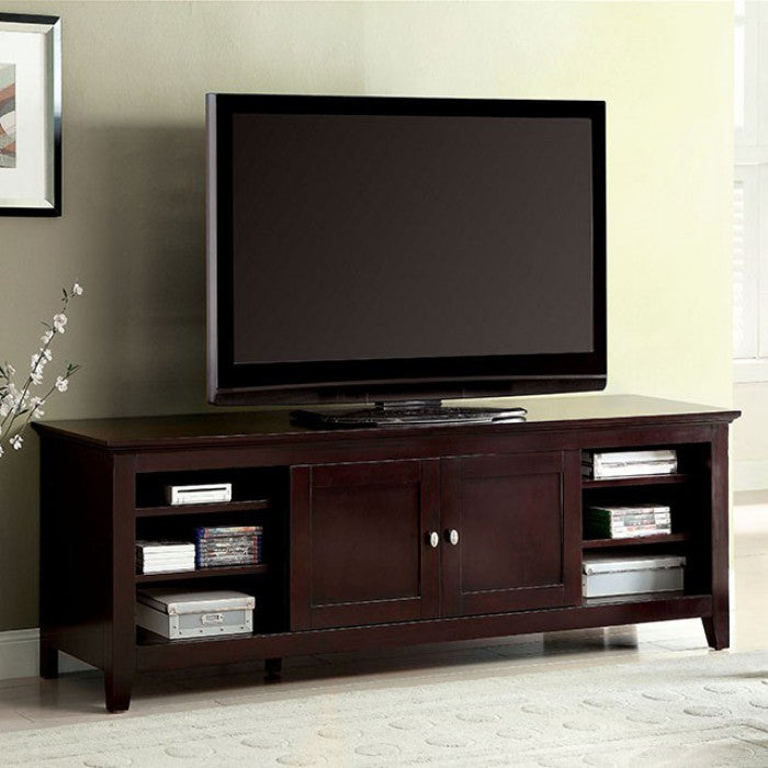 Faux Concrete and Wooden Bookcase with Open Shelves, Gray and Black