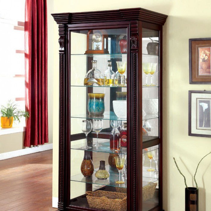 2 Tier Metal Serving Cart with Wooden Shelves and Bottle Holders, Black