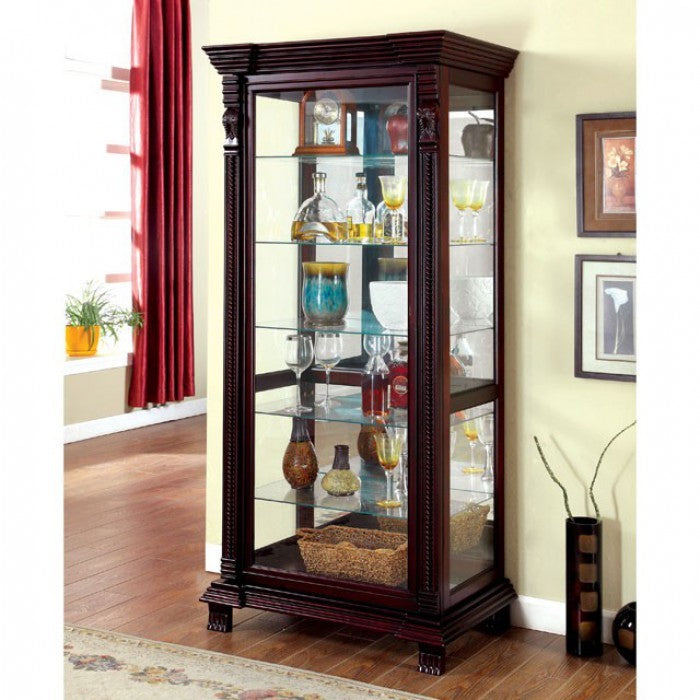 2 Tier Metal Serving Cart with Wooden Shelves and Bottle Holders, Black
