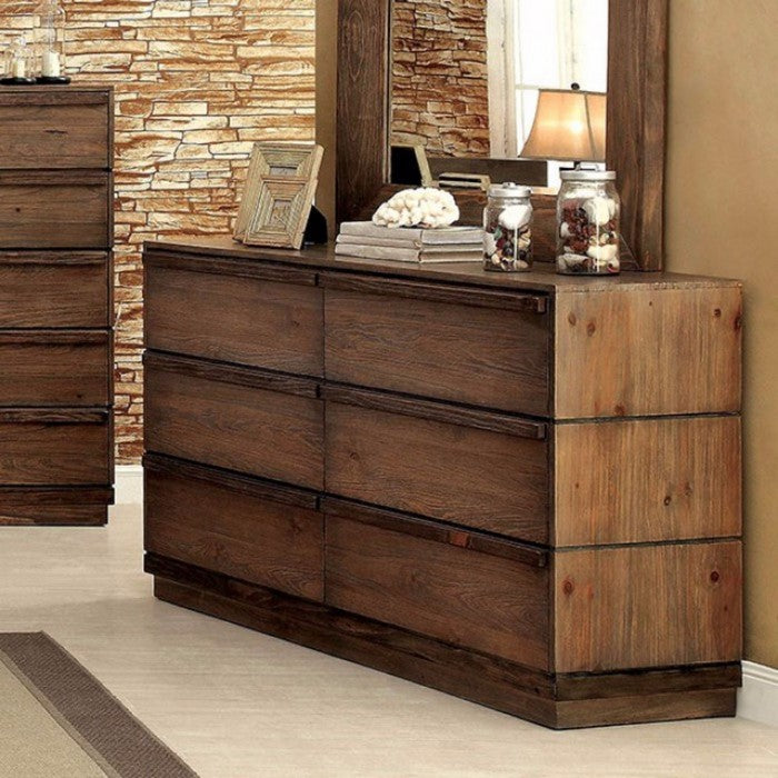 Slatted Metal Desk with Glass Top and Shelf, Clear and Champagne Gold