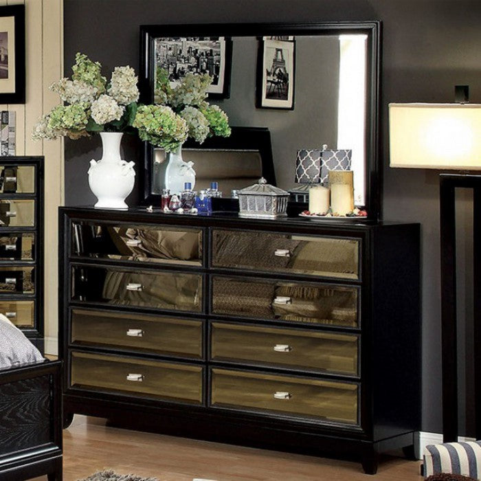 Breathtakingly Awesome Wooden Dresser In Contemporary Style, Black