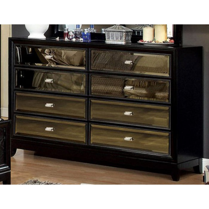 Breathtakingly Awesome Wooden Dresser In Contemporary Style, Black