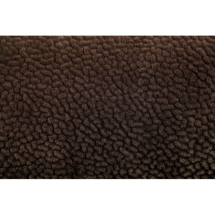 Transitional Style Champion & Leatherette Corner Chair, Brown