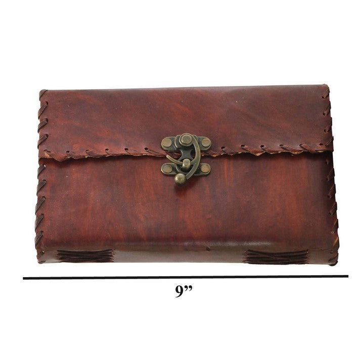 Handmade Antique Look Journals In Leather Benzara Brand