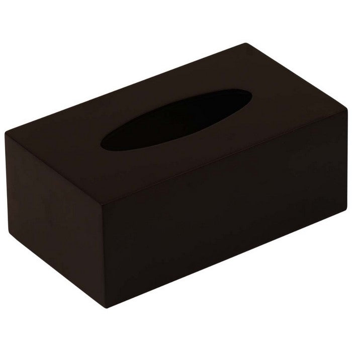Benzara Rectangular Tissue Box Holder In Wood, Brown