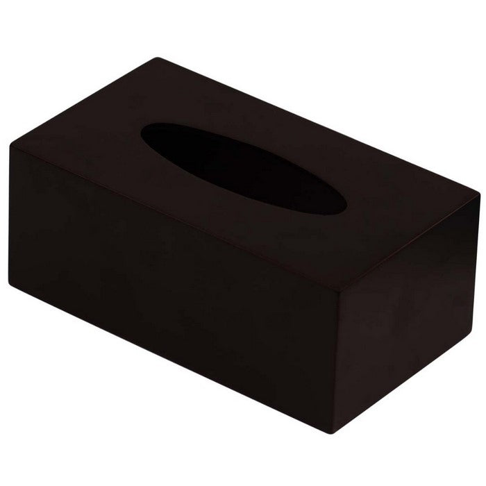 Benzara Rectangular Tissue Box Holder In Wood, Brown