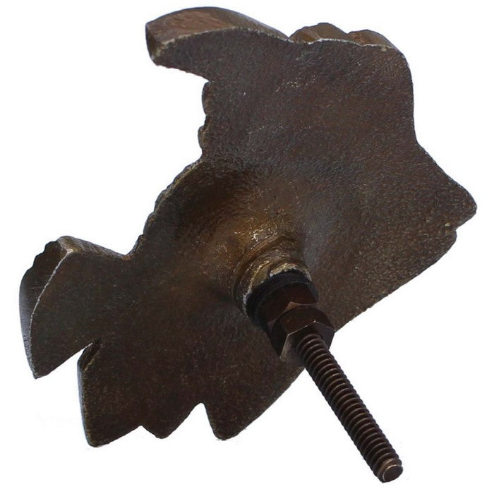 Handmade Rustic Look Metal Drawer Knobs In Fish Design Benzara Brand