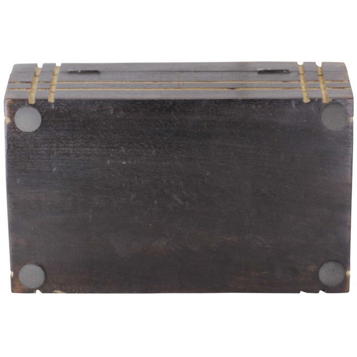 Benzara Handmade Wooden Tissue Box Cover Holder, Brown