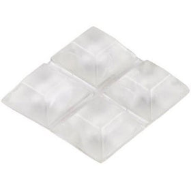 Shepherd Hardware 9565 3/4-Inch SurfaceGard Transparent Adhesive Bumper Pads, 12-Pack