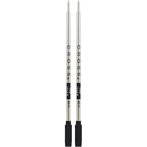 Cross Ballpoint Pen Refill, Fine Black, 2 Per Card (8514-2)