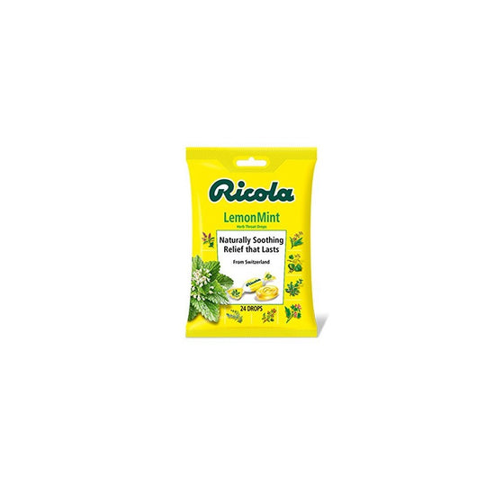 Ricola Lemon Mint Cough & Throat Drops, 24 ct