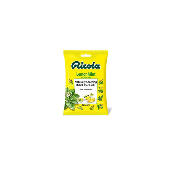 Ricola Lemon Mint Cough & Throat Drops, 24 ct