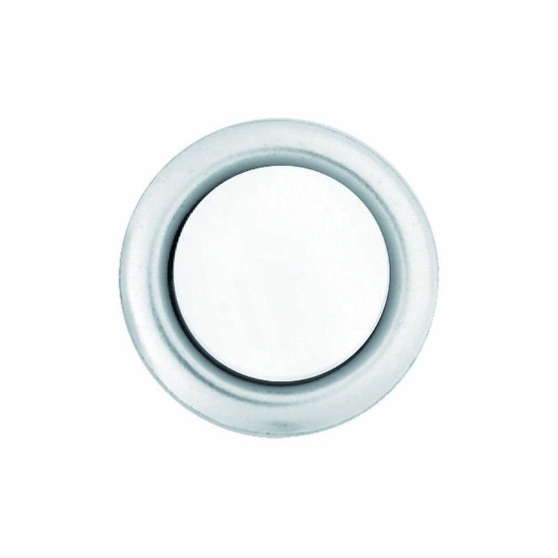 Heath Zenith SL-604-02 Wired Replacement Button, Silver Rim with Lighted Pearl Center