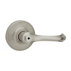 Kwikset 300DNL-15 6AL RCS BP Kwikset Dorian Privacy Lockset Satin Nickel
