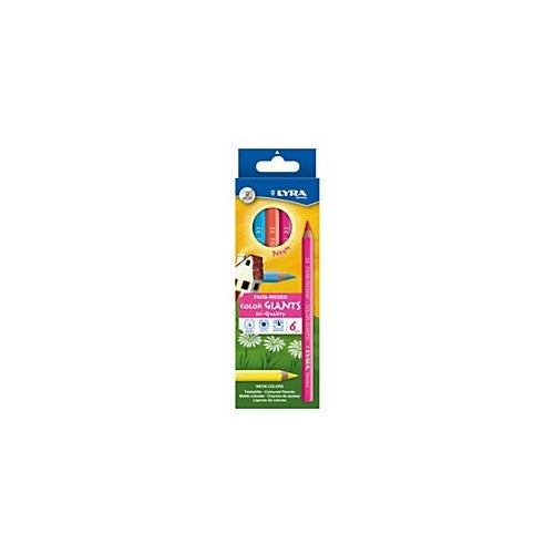 LYRA Giants Neon Coloring Pencils 6 (3941063)