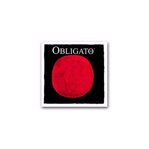Obligato 4/4 Violin String Set - Medium Gauge - with Gold Ball-end E & Silver D