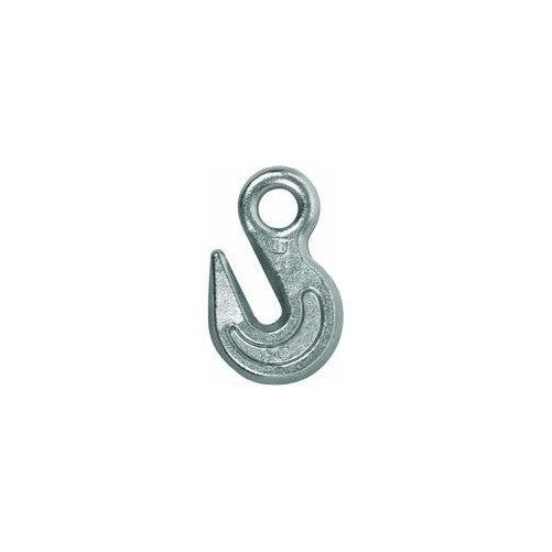 Campbell T9001824 Grade 43 Forged Steel Eye Grab Hook, Zinc Plated, 1/2" Trade, 9200 lbs Working Load Limit