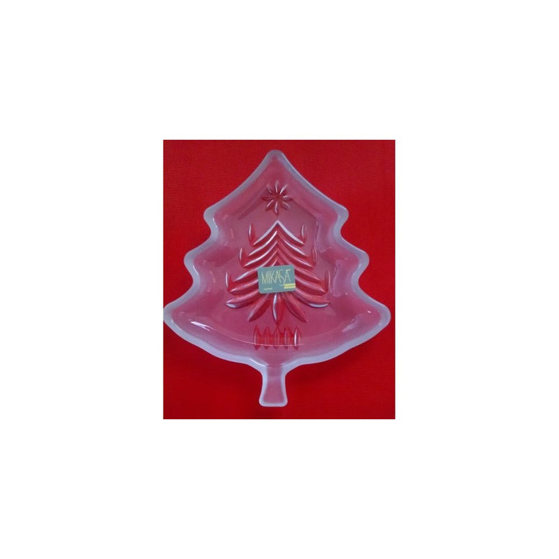 MIKASA YULETIDE TREE FROST SWEET DISH 5