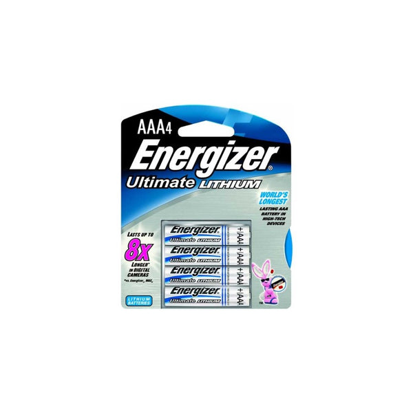 Energizer : e Lithium Batteries, AAA, 4/pack -:- Sold as 2 Packs of - 4 - / - Total of 8 Each