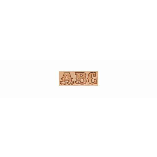 Tandy Leather Craftool 3/4" (19 mm) Leather Art Alphabet Set 8145-00