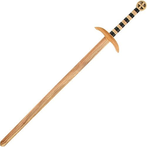 47 Inch Wooden Medieval Crusader Practice Waster Sword