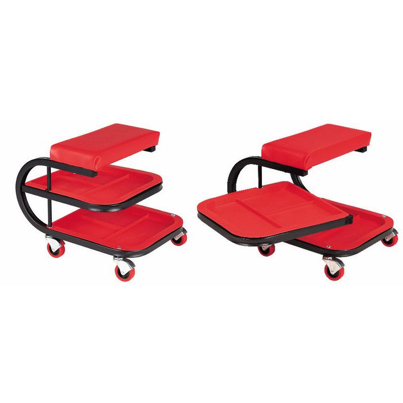 USA Made - Professional Mechanic's Seat with Swing Tray (SPP25DT) - by Whiteside Manufacturing