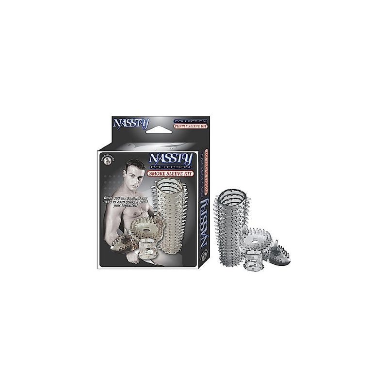 Nassty Collection Purple Sleeve Kit for Men, Smoke