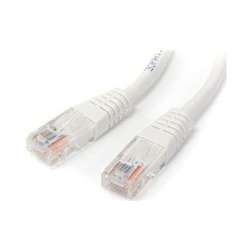 StarTech M45PATCH15WH 15FT WHITE MOLDED CAT5E UTP PATCH CABLE