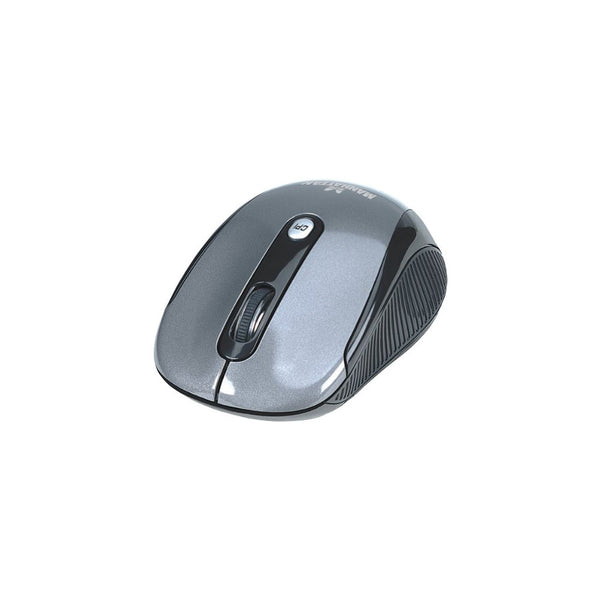 Manhattan 177795 PERFORMANCE WL 4BTN USB BLACK/SILVER OPTICAL MOUSE WIN/MAC